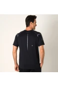CAMISETA ASICS LEGENDS HEX SS TEE MASCULINA - Preto CAMISETA ASICS LEGENDS HEX SS TEE MASCULINA - Preto