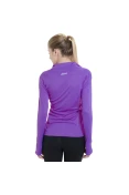 CAMISETA ASICS MANGA LONGA FAVORITE 1/2 ZIP FEMININA - Roxo CAMISETA ASICS MANGA LONGA FAVORITE 1/2 ZIP FEMININA - Roxo
