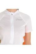 CAMISETA ASICS PES BIKE SS FEMININA - Branco/laranja CAMISETA ASICS PES BIKE SS FEMININA - Branco/laranja