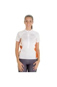 CAMISETA ASICS PES BIKE SS FEMININA - Branco/laranja CAMISETA ASICS PES BIKE SS FEMININA - Branco/laranja