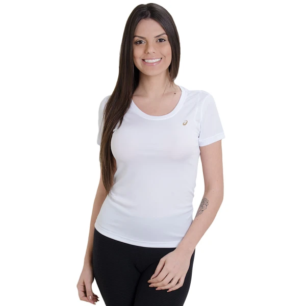 CAMISETA ASICS PR MESH SS FEMININA - Branco