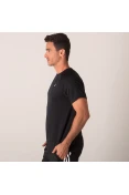 CAMISETA ASICS RUNNING HEXAGON SS MASCULINA - Preto CAMISETA ASICS RUNNING HEXAGON SS MASCULINA - Preto