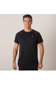 CAMISETA ASICS RUNNING HEXAGON SS MASCULINA - Preto CAMISETA ASICS RUNNING HEXAGON SS MASCULINA - Preto