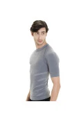 CAMISETA ASICS SEAMLESS SLEEVE MASCULINA - Cinza CAMISETA ASICS SEAMLESS SLEEVE MASCULINA - Cinza