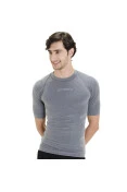 CAMISETA ASICS SEAMLESS SLEEVE MASCULINA - Cinza CAMISETA ASICS SEAMLESS SLEEVE MASCULINA - Cinza