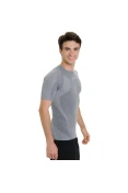 CAMISETA ASICS SEAMLESS SS MASCULINA - Cinza CAMISETA ASICS SEAMLESS SS MASCULINA - Cinza