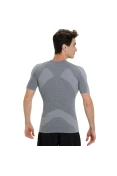 CAMISETA ASICS SEAMLESS SS MASCULINA - Cinza CAMISETA ASICS SEAMLESS SS MASCULINA - Cinza