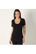 CAMISETA COLCCI FEMININA - Preto CAMISETA COLCCI FEMININA - Preto