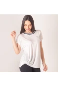 CAMISETA COLCCI GOLA RETILÍNEA FEMININA - Branco CAMISETA COLCCI GOLA RETILÍNEA FEMININA - Branco