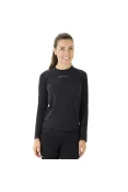 CAMISETA COMPRESSÃO ASICS SEAMLESS LS MANGA LONGA FEMININA - Preto CAMISETA COMPRESSÃO ASICS SEAMLESS LS MANGA LONGA FEMININA - Preto