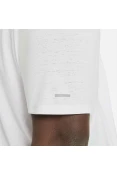 CAMISETA DE CORRIDA NIKE DRI-FIT MILER MASCULINA - Branco CAMISETA DE CORRIDA NIKE DRI-FIT MILER MASCULINA - Branco