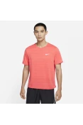 CAMISETA DE CORRIDA NIKE DRI-FIT MILER MASCULINA - Laranja