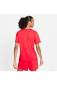 CAMISETA DE CORRIDA NIKE DRI-FIT MILER MASCULINA - Vermelho CAMISETA DE CORRIDA NIKE DRI-FIT MILER MASCULINA - Vermelho