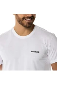 CAMISETA DE TREINO MIZUNO BASIC LOGO MASCULINA - Branco CAMISETA DE TREINO MIZUNO BASIC LOGO MASCULINA - Branco