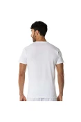 CAMISETA DE TREINO MIZUNO BASIC LOGO MASCULINA - Branco CAMISETA DE TREINO MIZUNO BASIC LOGO MASCULINA - Branco