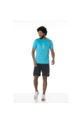 CAMISETA DE TREINO MIZUNO FOCUS STAMP MASCULINA - Azul CAMISETA DE TREINO MIZUNO FOCUS STAMP MASCULINA - Azul