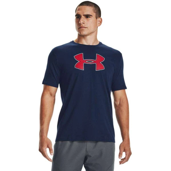 CAMISETA DE TREINO UNDER ARMOUR BIG LOGO SS MASCULINA - Marinho
