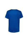 CAMISETA DESIGNED 2 MOVE 3-STRIPES (JUVENIL) INFANTIL - Azul CAMISETA DESIGNED 2 MOVE 3-STRIPES (JUVENIL) INFANTIL - Azul