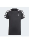CAMISETA DESIGNED 2 MOVE 3-STRIPES (JUVENIL) INFANTIL - Preto CAMISETA DESIGNED 2 MOVE 3-STRIPES (JUVENIL) INFANTIL - Preto