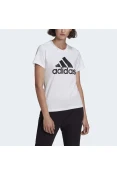 CAMISETA ESSENTIALS LOGO ADIDAS FEMININA - Branco/preto CAMISETA ESSENTIALS LOGO ADIDAS FEMININA - Branco/preto