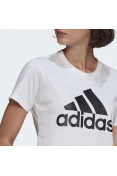 CAMISETA ESSENTIALS LOGO ADIDAS FEMININA - Branco/preto CAMISETA ESSENTIALS LOGO ADIDAS FEMININA - Branco/preto