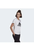 CAMISETA ESSENTIALS LOGO ADIDAS FEMININA - Branco/preto CAMISETA ESSENTIALS LOGO ADIDAS FEMININA - Branco/preto