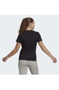 CAMISETA ESSENTIALS LOGO ADIDAS FEMININA - Preto/branco CAMISETA ESSENTIALS LOGO ADIDAS FEMININA - Preto/branco