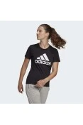 CAMISETA ESSENTIALS LOGO ADIDAS FEMININA - Preto/branco CAMISETA ESSENTIALS LOGO ADIDAS FEMININA - Preto/branco