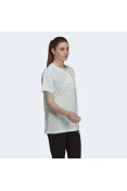 CAMISETA ESSENTIALS LOGO ADIDAS FEMININA - Verde/branco CAMISETA ESSENTIALS LOGO ADIDAS FEMININA - Verde/branco