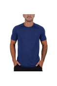 CAMISETA FILA BASIC TRAIN MELANGE MASCULINA - Azul CAMISETA FILA BASIC TRAIN MELANGE MASCULINA - Azul