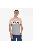 CAMISETA FILA LETTER COLORS MASCULINA - Laranja/cinza CAMISETA FILA LETTER COLORS MASCULINA - Laranja/cinza