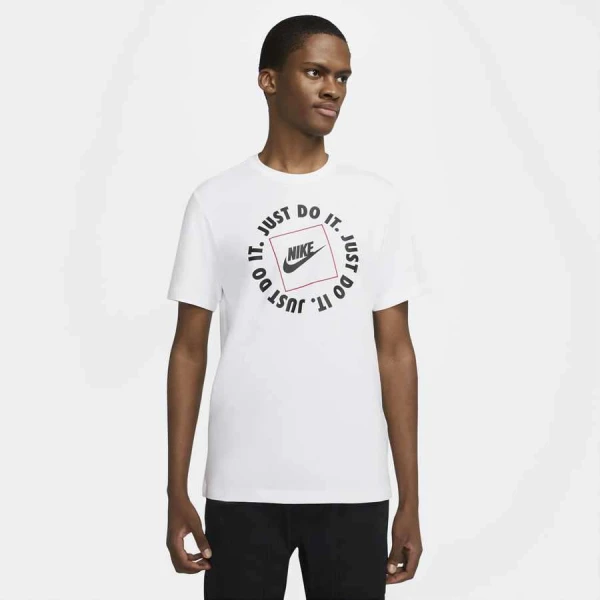 CAMISETA MANGA CURTA M NSW TEE JDI HBR 1 NIKE MASCULINA - Branco