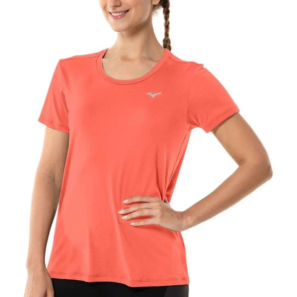 CAMISETA MIZUNO ENERGY FEMININA - Salmao