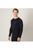 CAMISETA MIZUNO JET RUN MANGA LONGA MASCULINA - Preto CAMISETA MIZUNO JET RUN MANGA LONGA MASCULINA - Preto