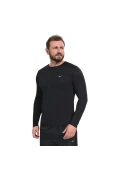 CAMISETA MIZUNO NIRVANA MANGA LONGA MASCULINA - Preto CAMISETA MIZUNO NIRVANA MANGA LONGA MASCULINA - Preto