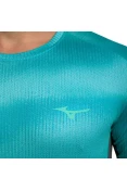 CAMISETA MIZUNO RUN EASY 5 MASCULINA - Azul/grafite CAMISETA MIZUNO RUN EASY 5 MASCULINA - Azul/grafite