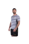 CAMISETA MIZUNO RUN EASY 5 MASCULINA - Cinza/preto CAMISETA MIZUNO RUN EASY 5 MASCULINA - Cinza/preto