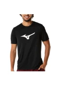 CAMISETA MIZUNO RUN SPARK MASCULINA - Preto/branco CAMISETA MIZUNO RUN SPARK MASCULINA - Preto/branco