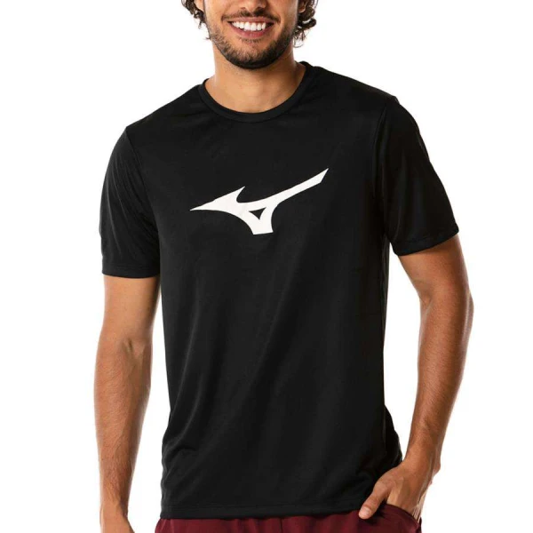 CAMISETA MIZUNO RUN SPARK MASCULINA - Preto/branco