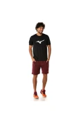 CAMISETA MIZUNO RUN SPARK MASCULINA - Preto/branco CAMISETA MIZUNO RUN SPARK MASCULINA - Preto/branco