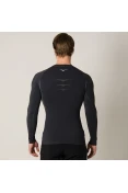 CAMISETA MIZUNO RUN STORM COMPRESSÃO MANGA LONGA MASCULINA - Chumbo CAMISETA MIZUNO RUN STORM COMPRESSÃO MANGA LONGA MASCULINA - Chumbo