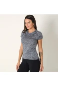 CAMISETA MIZUNO SKY RUN FEMININA - Marinho/cinza CAMISETA MIZUNO SKY RUN FEMININA - Marinho/cinza