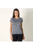 CAMISETA MIZUNO SKY RUN FEMININA - Marinho/cinza CAMISETA MIZUNO SKY RUN FEMININA - Marinho/cinza