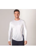 CAMISETA MIZUNO WAVE RUN 2 MANGA LONGA MASCULINA - Branco CAMISETA MIZUNO WAVE RUN 2 MANGA LONGA MASCULINA - Branco