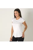 CAMISETA MIZUNO WAVE RUN FEMININA - Branco CAMISETA MIZUNO WAVE RUN FEMININA - Branco