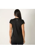 CAMISETA MIZUNO WAVE RUN FEMININA - Preto CAMISETA MIZUNO WAVE RUN FEMININA - Preto