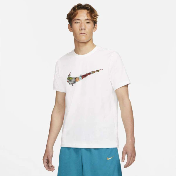 CAMISETA NIKE BASQUETE SWOOSH MASCULINA - Branco
