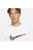 CAMISETA NIKE BASQUETE SWOOSH MASCULINA - Branco CAMISETA NIKE BASQUETE SWOOSH MASCULINA - Branco
