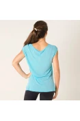 CAMISETA NIKE BREATHE TOP COOL FEMININA - Azul celeste CAMISETA NIKE BREATHE TOP COOL FEMININA - Azul celeste