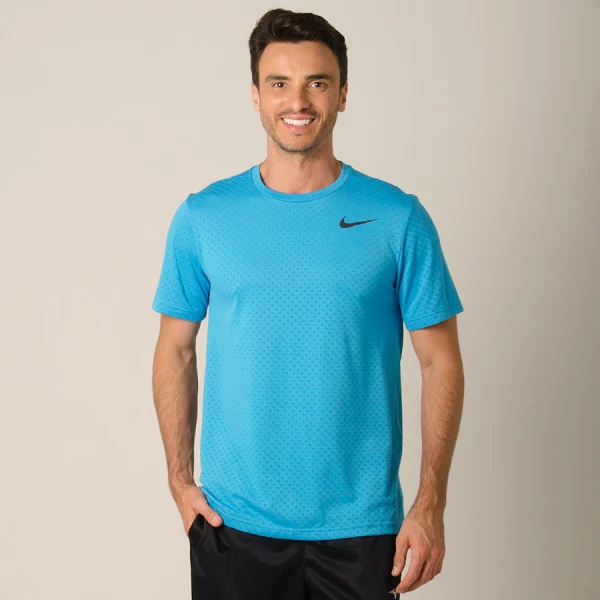 CAMISETA NIKE BREATHE TOP SS VENT MASCULINA - Azul